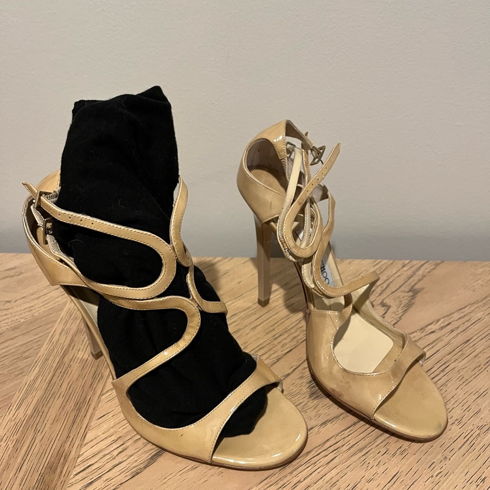Jimmy Choo Lang Nude Heel 39